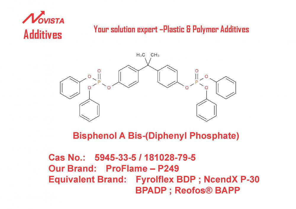 BDP Bisphenol-A bis(diphenyl phosphate) Bisphenol A diphosphate 181028-79-5 5945-33-5 FP600 CR741